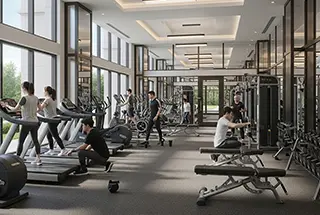Gymnasium at Shriram 122 West