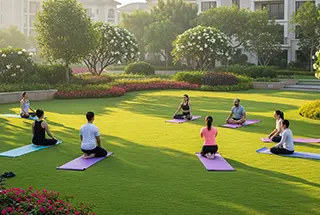 Yoga Lawn at Shriram 122 West