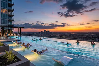 Rooftop Pool at Shriram 122 West